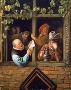 Rhetoricians at a Window 1662-66 - Jan Steen