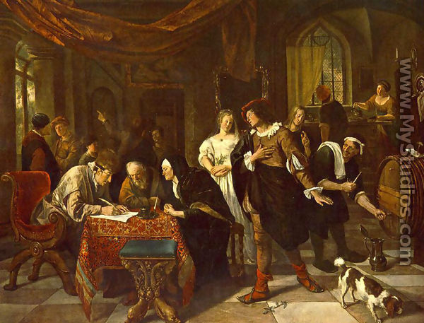 The Marriage - Jan Steen