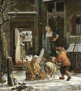 A Winter Scene - Abraham van, I Strij