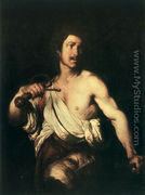 David with the Head of Goliath c. 1635 - Bernardo Strozzi