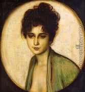 Portrait of Frau Feez  1900 - Franz von Stuck