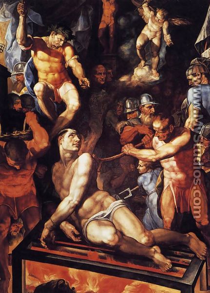 Martyrdom of St Lawrence 1592 - Pellegrino Tibaldi