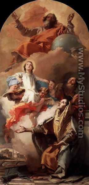 The Vision of St Anne 1759 - Giovanni Battista Tiepolo