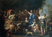 The Raising of Lazarus - Francesco Trevisani