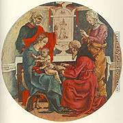 Circumcision (from the predella of the Roverella Polyptych) 1474 - Cosme Tura
