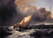 Dutch Boats in a Gale 1801 - Joseph Mallord William Turner