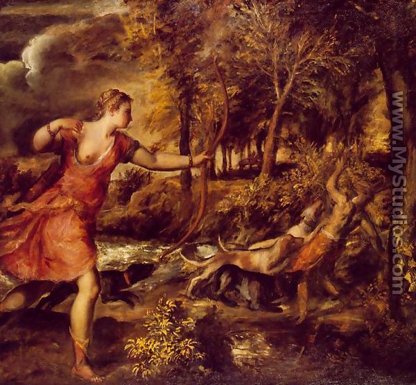 Death of Actaeon 1562 - Tiziano Vecellio (Titian)