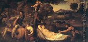Jupiter and Anthiope (Pardo-Venus) 1540-42 - Tiziano Vecellio (Titian)