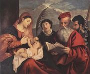Mary with the Child and Saints c. 1510 - Tiziano Vecellio (Titian)