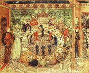 Sir Galahad Presented to take his Place with the Knights of the Round Table - British Unknown Master