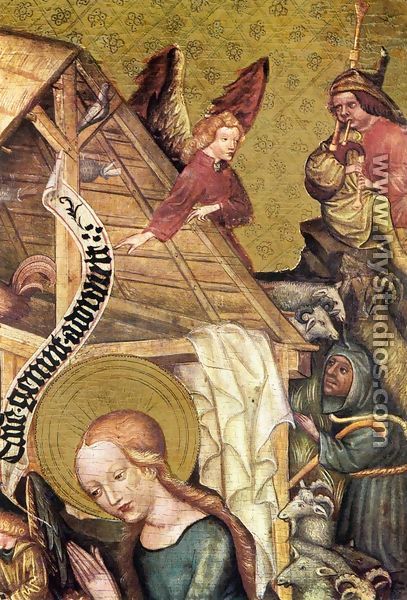 The Nativity (detail) c. 1430 - Bohimian Unknown Masters