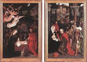 Adoration of the Shepherds and Adoration of the Magi 1500-20 - Flemish Unknown Masters