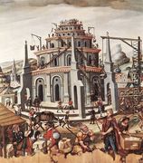The Tower of Babel 1590s - German Unknown Masters