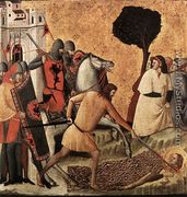 Scenes from the Life of St Colomba (Beheading of St Colomba) c. 1340 - Italian Unknown Masters