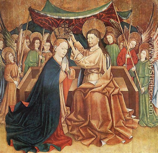 Coronation of Mary 1400-50 - Spanish Unknown Masters