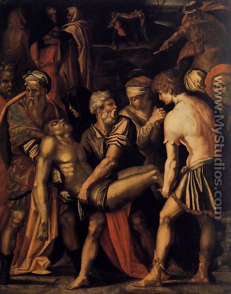 Entombment 1532 - Giorgio Vasari