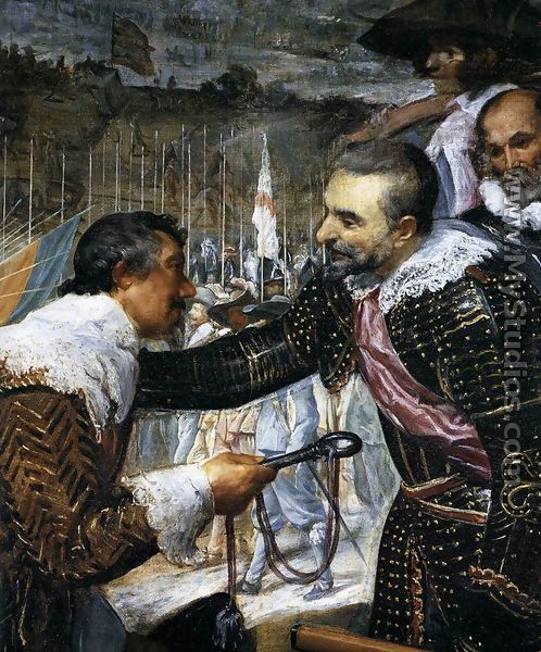 The Surrender of Breda (detail-3) 1634-35 - Diego Rodriguez de Silva y Velazquez