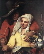 The Procuress (detail-1) 1656 - Jan Vermeer Van Delft