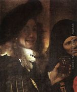The Procuress (detail-2) 1656 - Jan Vermeer Van Delft