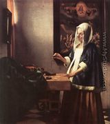 Woman Holding a Balance 1662-63 - Jan Vermeer Van Delft