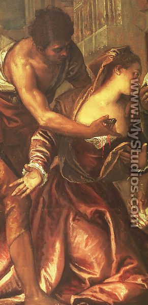 The Martyrdom and Last Communion of St. Lucy (detail) - Paolo Veronese (Caliari)