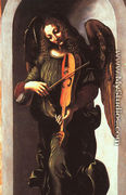 Angel in Green with a Veille 1506 - Associate of Leonardo da Vinci