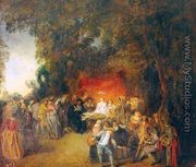 The Marriage Contract 1713 - Jean-Antoine Watteau