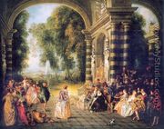 The Pleasures of the Ball 1717 - Jean-Antoine Watteau