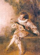 The Serenader 1717 - Jean-Antoine Watteau