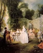 Venetian Pleasure 1718 - Jean-Antoine Watteau