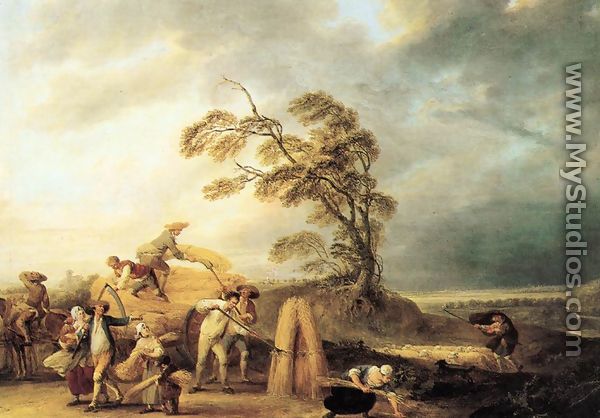 The Storm - Louis-Joseph Watteau