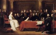 The First Council of Queen Victoria 1838 - Sir David Wilkie