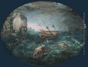 Shipwreck off a Rocky Coast 1614 - Abraham Willaerts