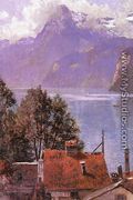 Brunnen, Lake Lucerne 1898 - John Douglas Woodward