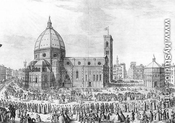 Florence Cathedral 1754 - Giuseppe Zocchi