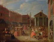 View of Covent Garden - Joseph van Aken
