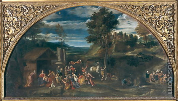 Landscape with the Adoration of the Magi - Francesco Albani