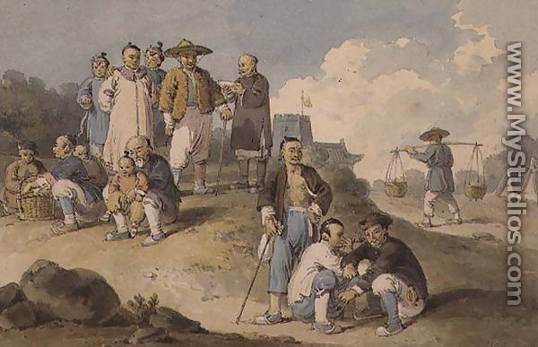 A group of Chinese watching the Earl Macartney