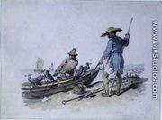 Chinese Fishermen with Cormorants - William Alexander
