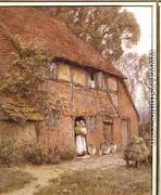 The Cottage with Beehives - Helen Mary Elizabeth Allingham, R.W.S.