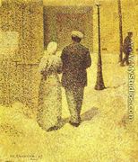 A Couple in the Street, 1887 - Charles Angrand