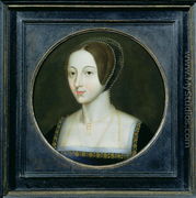 Portrait of Anne Boleyn (c.1507-36) - Anglo-Flemish School