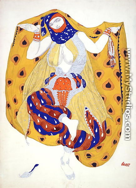 Costume design for a dancer in 