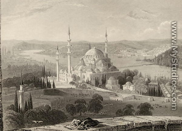 Mosque and Tomb of Sulieman, from the Seraskier