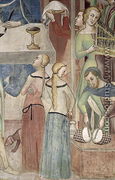 Satan Asking God to Tempt Job (detail of musicians) 1356-67 - Manfredi de Battilor Bartolo Di Fredi Fredi