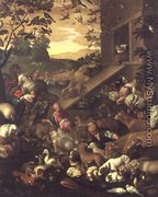 The Entrance of the Animals into the Ark - Jacopo Bassano (Jacopo da Ponte)