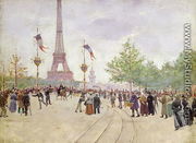 Entrance to the Exposition Universelle 1889 - Jean-Georges Beraud