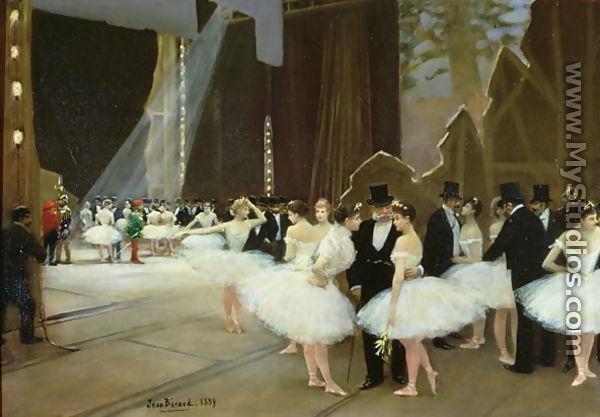 In the Wings at the Opera House 1889 - Jean-Georges Beraud