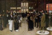 The Boulevard at Night, in front of the Theatre des Varietes, c.1883 - Jean-Georges Beraud