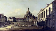 The Neuer Marktplatz in Dresden, 1747 - Bernardo Bellotto (Canaletto)